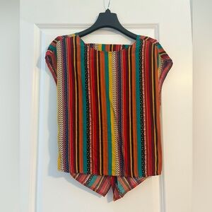 Colorful fun size S SHEIN top